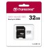 Transcend 32GB Micro SD UHS-I U1-Class-10-Memory Card with Adapter